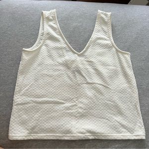 Madewell Jacquard Peekaboo-back Crop Top